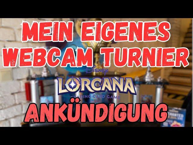 Die ANKÜNDIGUNG für mein EIGENES Disney Lorcana Webcam Turnier! [Stream-Highlight] Ger/DE