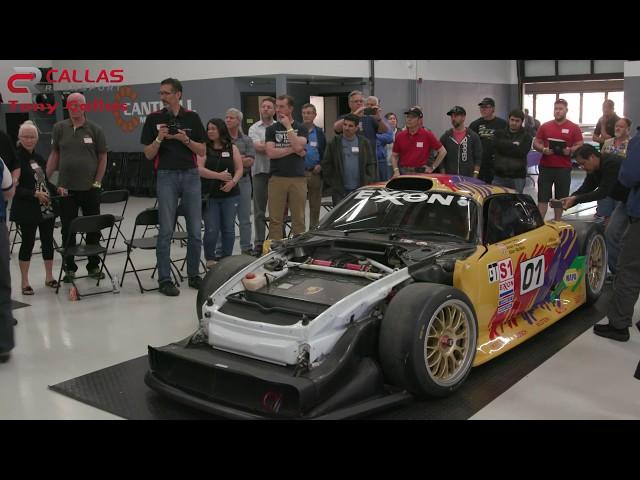 Tony Callas Porsche GT1 race car start up & walk-around