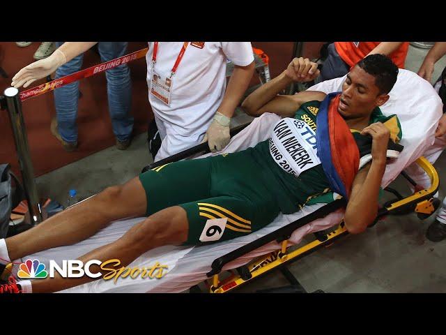 From the finish line to the hospital: Wayde Van Niekerk's wild 2015 world title | NBC Sports