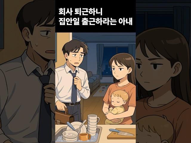야근해도 집안일은 내 몫이라는 아내