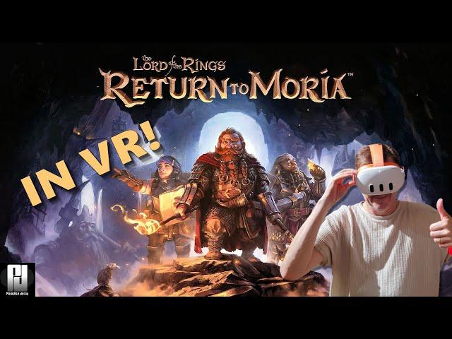 The Lord of The Rings - Return to Moria in VR with UEVR played on Quest 3