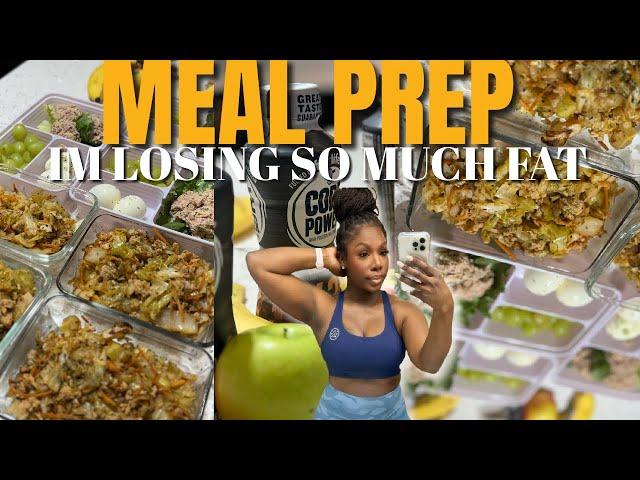 MEAL PREP FOR WEIGHT LOSS! High protein to lose fat and build muscle!