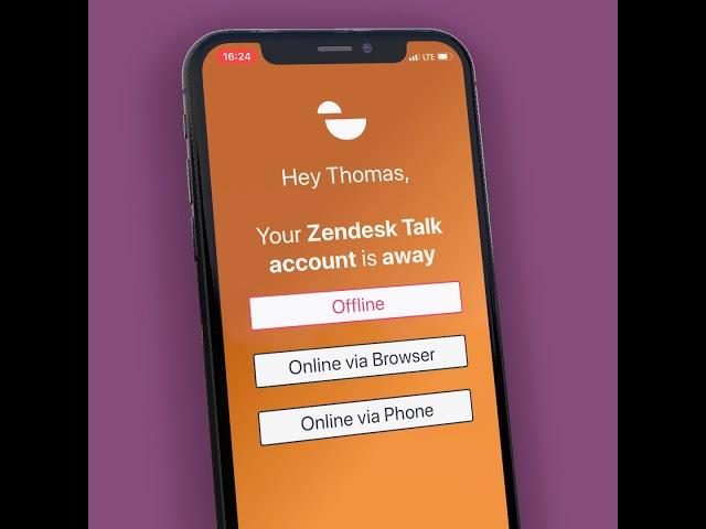 "Zendesk Talk Status App" by Premium Plus