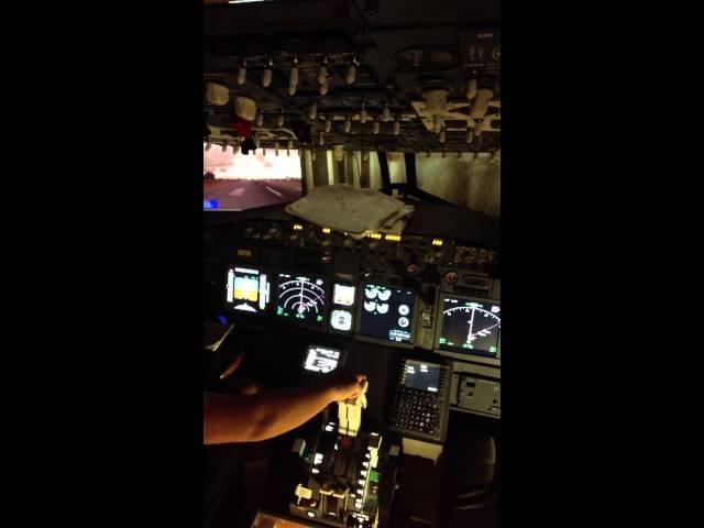 Boeing 737 NG simulator