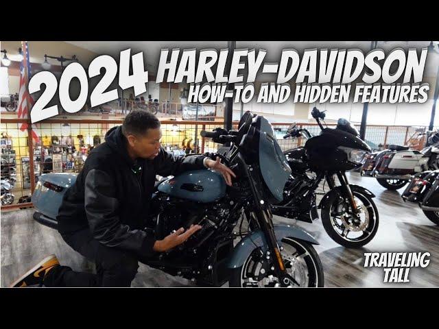 2024 Harley-Davidson Road Glide and Street Glide How-to and Hidden Features.