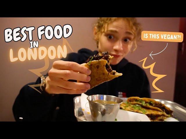 VEGAN LONDON FOOD TOUR  very delicious 48h