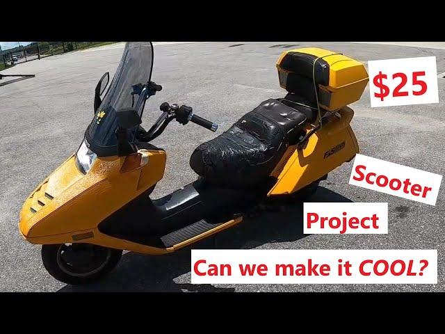 CAN WE MAKE THIS UGLY $25 SCOOTER COOL?