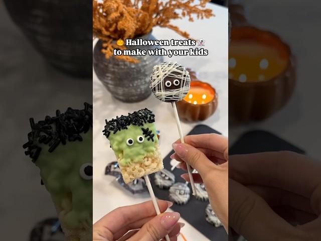 Spooky treats to make with your kids! #halloweenactivities #halloweentreats #momlife #momcommunity