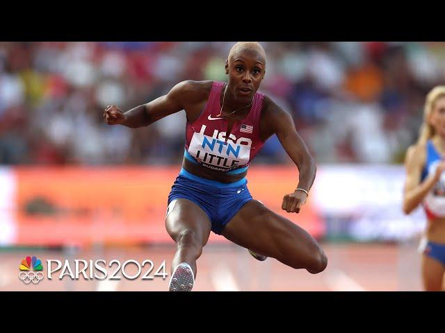 Shamier Little cruises into 400m hurdles semifinals at Worlds | NBC Sports