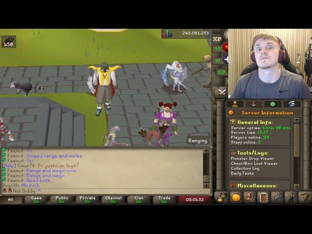 ANOTHER DAY ANOTHER STREAM-ONLY HCIM STREAM!! Reason RSPS - 150 Players