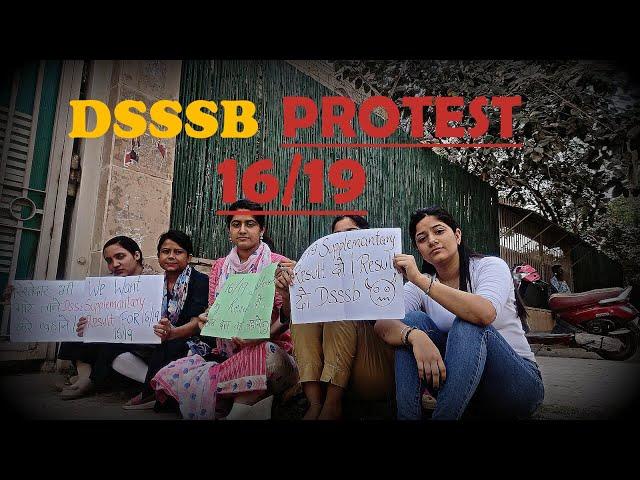 Latest news related to Assistant Teacher Nursery 16/19| Dsssb Protest #justice #dsssb