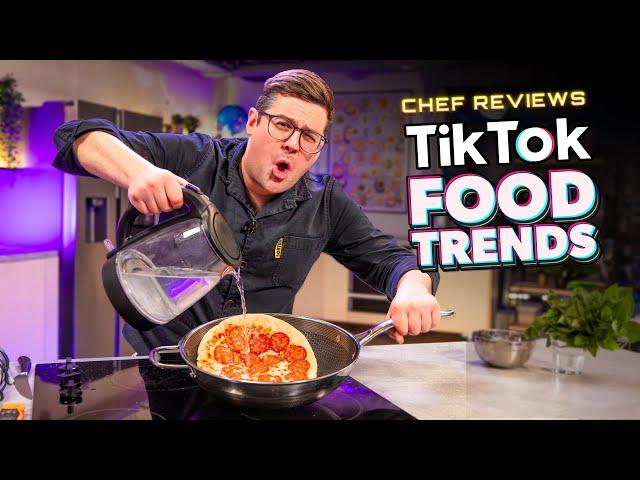 Chef MERCILESSLY Reviews TikTok Food Trends!