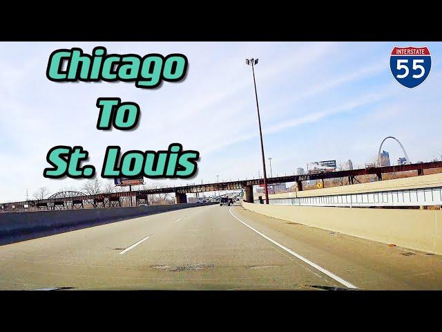 Chicago , Illinois to St. Louis , Missouri |  A Complete Road Trip | the Real Time Road Trip ｜I-55