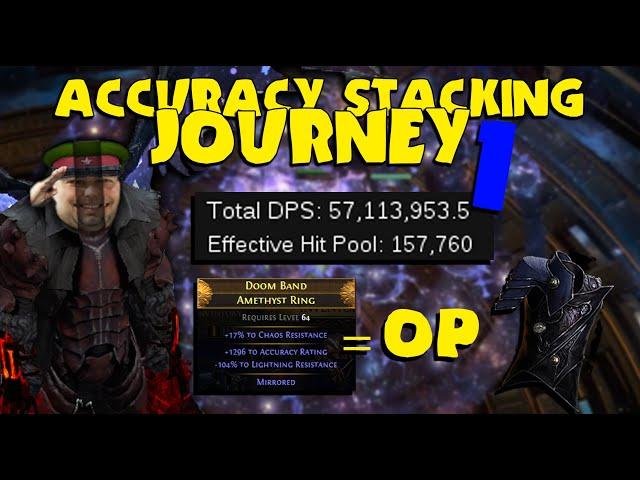 THE MOST BROKEN BUILD IN 3.19 - ACCURACY STACKING JUGG (DORYANI PROTOTYPE) - 50 MIL DPS - 150K EFFHP