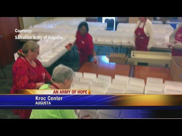 The Augusta Salvation Army depends on volunteers and donations to meet the needs of evacuees