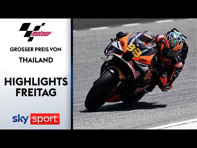 Wilde Crashes und Stürze in allen Klassen! | Freitag - Full Recap |  Thailand GP | MotoGP 2024