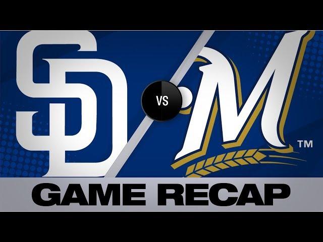 Balanced effort leads Brewers to 5-1 win | Padres-Brewers Game Highlights 9/19/19