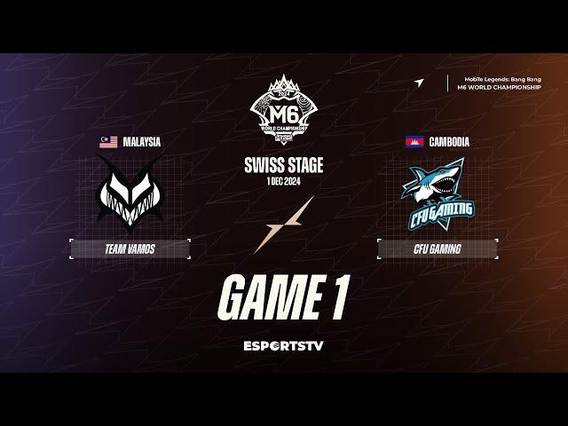 Team Vamos vs CFU Gaming GAME 1 M6 World Championship | CFU vs VMS ESPORTSTV