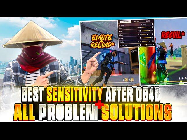 OB 48 NO RECOIL️SENSITIVITY AFTER UPDATE IN FREE FIRE | AUTO HEADSHOT SETTING FREE FIRE | Max ff