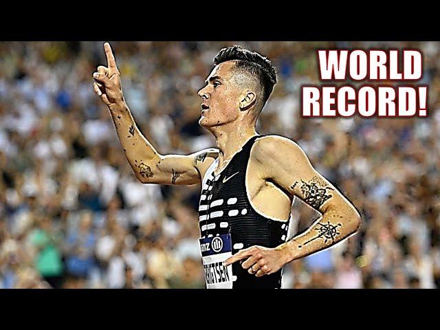 JAKOB INGEBRIGTSEN BREAKS WORLD RECORD Of Hicham El Guerrouj  In 2000 Meters! || 2023 Brussels DL