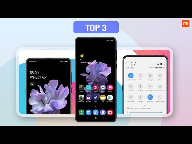 MIUI 11 THEMES - Top 3  Best One UI Themes For Mi & Redmi Phones!