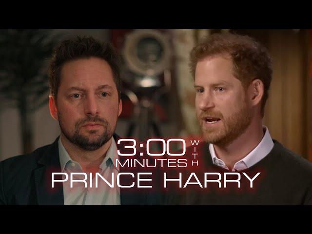 3 Minutes: Interview with Prince Harry