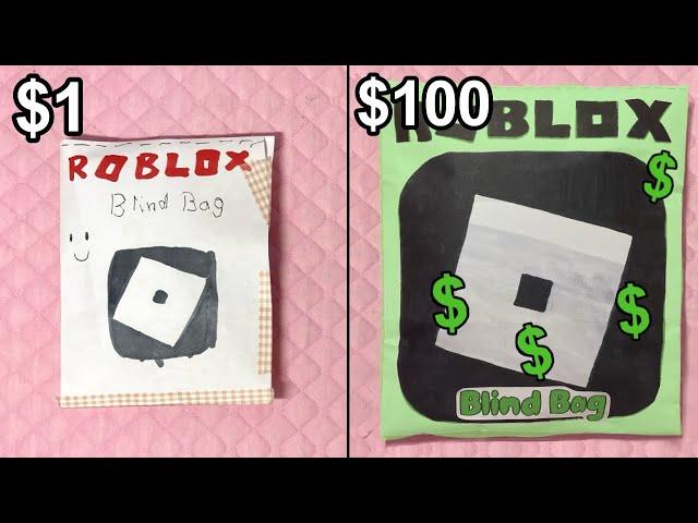 $1 VS $100 BLIND BAG! ROBLOX edition | ASMR | tutorial | applefrog