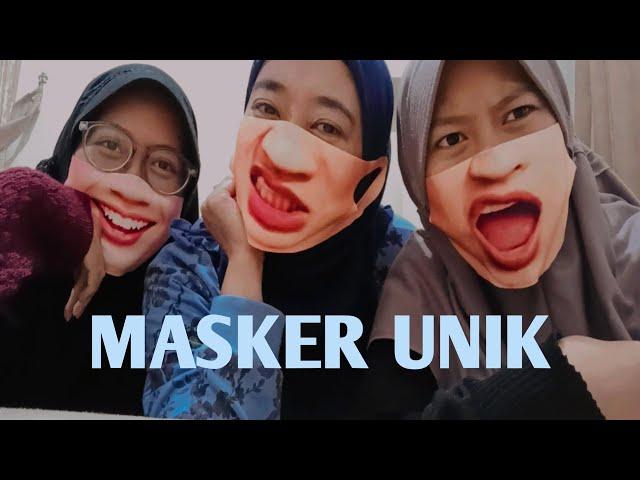 Masker Lucu Bikin Ngakak | Masker Unik | Masker Anti Corona | vlog