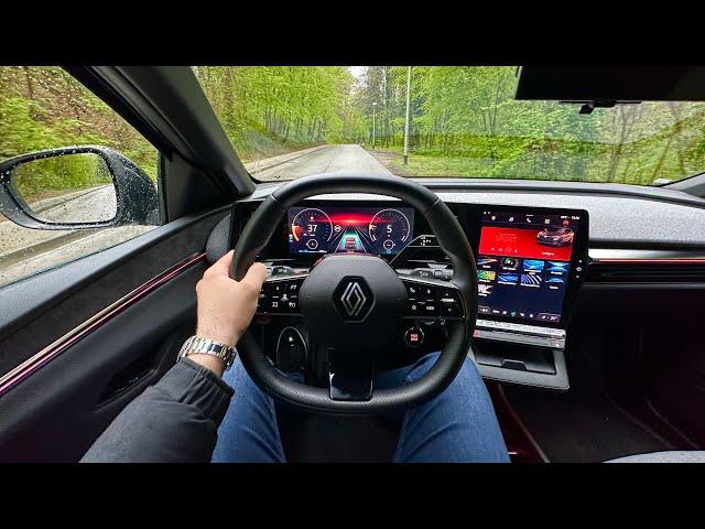 RENAULT MEGANE E-TECH 2023 - POV test drive (EV60, 220 HP)