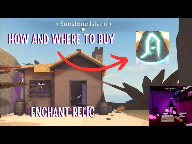 HOW AND WHERE TO BUY ENCHANT RELICSROBLOX FISCH