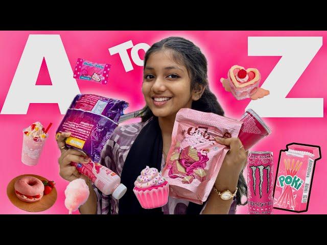 PINK COLOR A to Z shopping CHALLENGE ️ | LULU MALL A to Z Challenge