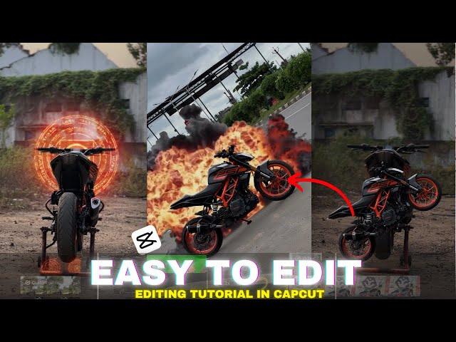 Easy To Edit Bike VFX Video In Capcut | Capcut Video Editing