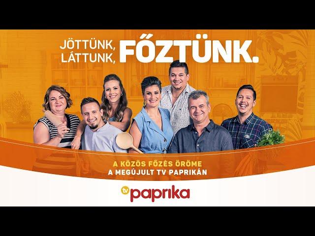 Jöttünk, láttunk, főztünk a megújult TV Paprikán!