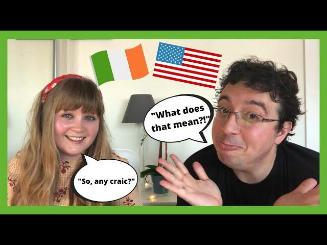 American Learns Irish Phrases! ️ | IRISH VS AMERICAN