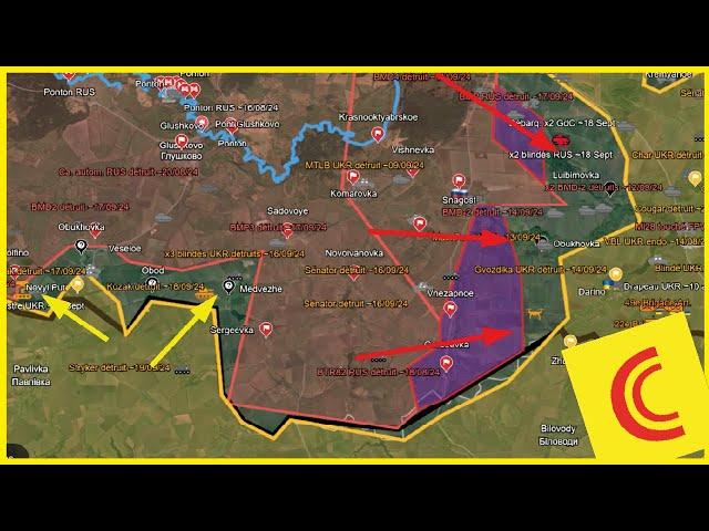 Conflit Ukraine 20/09/24 : les russes continuent de reprendre du terrain sur Koursk