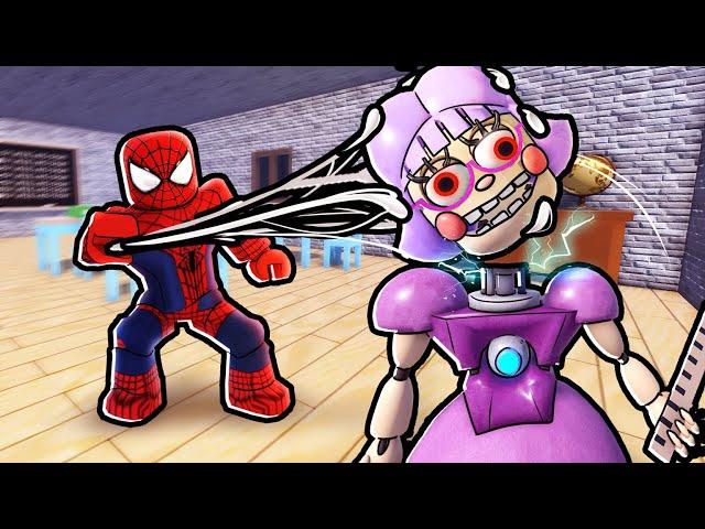 SPIDERMAN vs. MISS ANI-TRON... (Roblox)