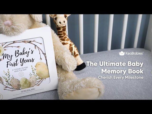 Keepsake Baby First Year Memory Book by KeaBabies