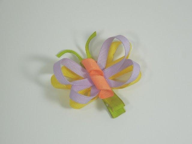 How To Make A Butterfly Hair Bow/Clip Tutorial