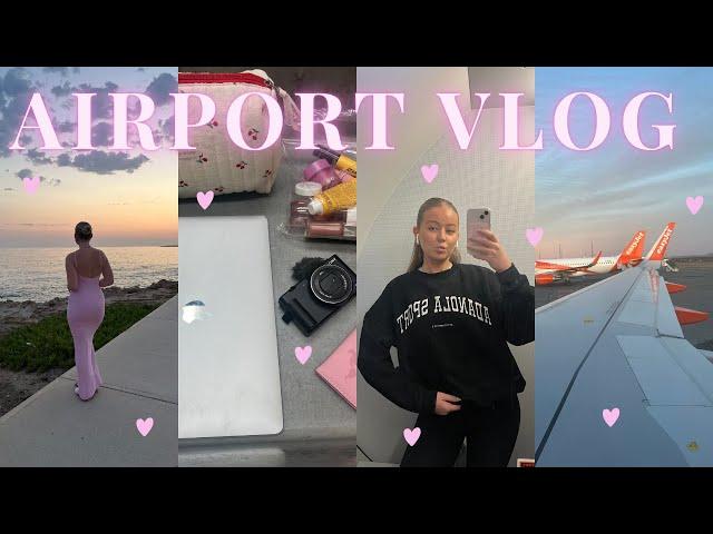 FLY TO CYPRUS WITH ME!!! AIRPORT & TRAVEL DAY VLOG | CHLOEWHITTHREAD