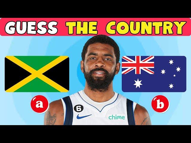 Guess The Country Of Birth - NBA Players Quiz 