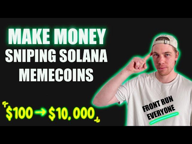 HOW TO SNIPE SOLANA MEMECOINS | THIS BOT IS INSANE