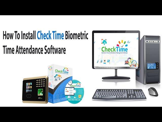 How To Install Check Time Attendance Software in Computer #checktime