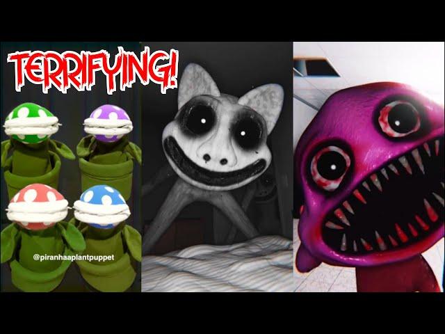 Piranhaa Plants getting SCARED for 10 minutes straight