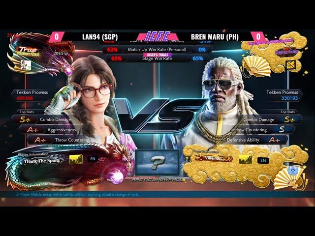 Lan94 (Julia) vs Bren Maru (Leroy/Ganryu) - ICFC ASIA: Preseason Week 1 - Losers Final