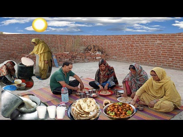 Village Life || Sham Ka Roti Salan Kale Chane Tandoori Roti Ky Sath || irma's family vlog