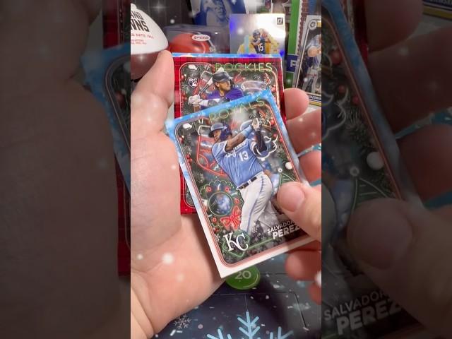 Day 17 Unboxing the 2024 Holiday Advent Calendar - Baseball Card Christmas Pack War!