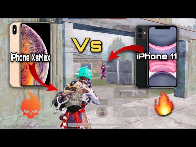 iphone xs max vs iphone 11 pubg test 2023 | 4finger full gyro | #10 Raith Gaming |