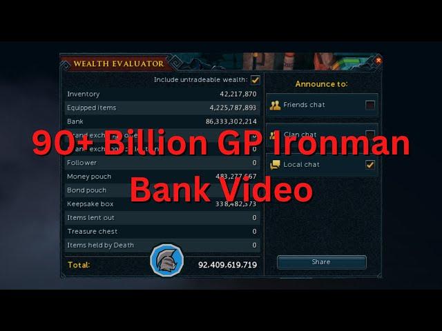 90+ Billion GP Ironman Bank Video (2022)