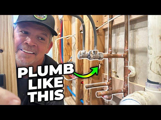 USE THIS COPPER/PEX SETUP IN YOUR KITCHEN REMODEL!! - Kitchen Remodel Part 4