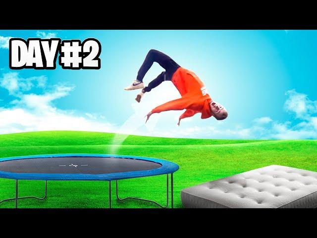 Learning 7 NEW Flips in 7 DAYS!
